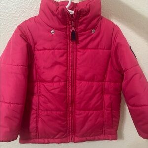 Kids Pink Puffer Jacket